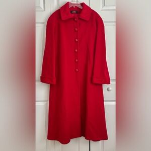 Alorna Women's Red Trench Coat